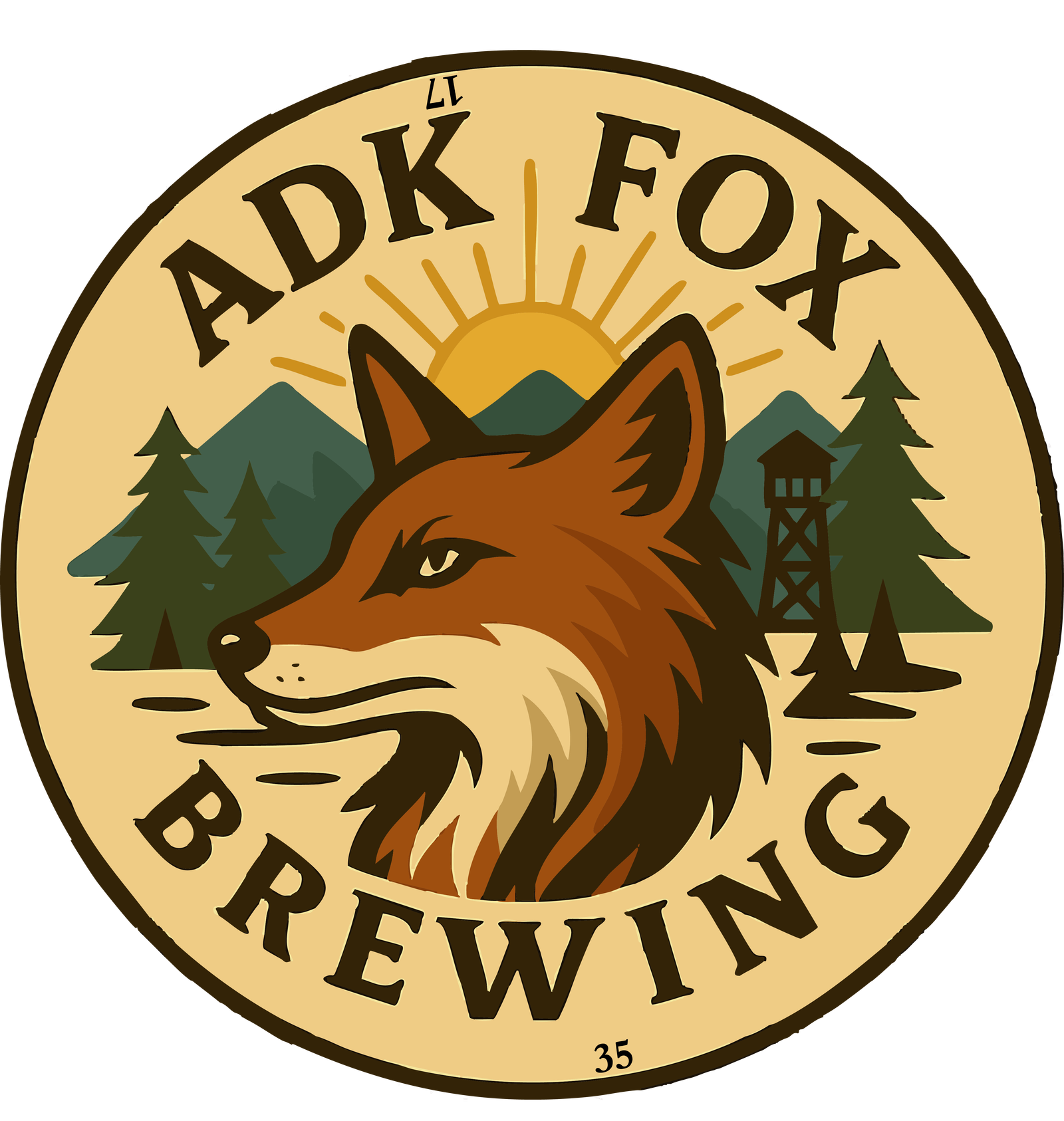 Adirondack Fox Brewing Logo