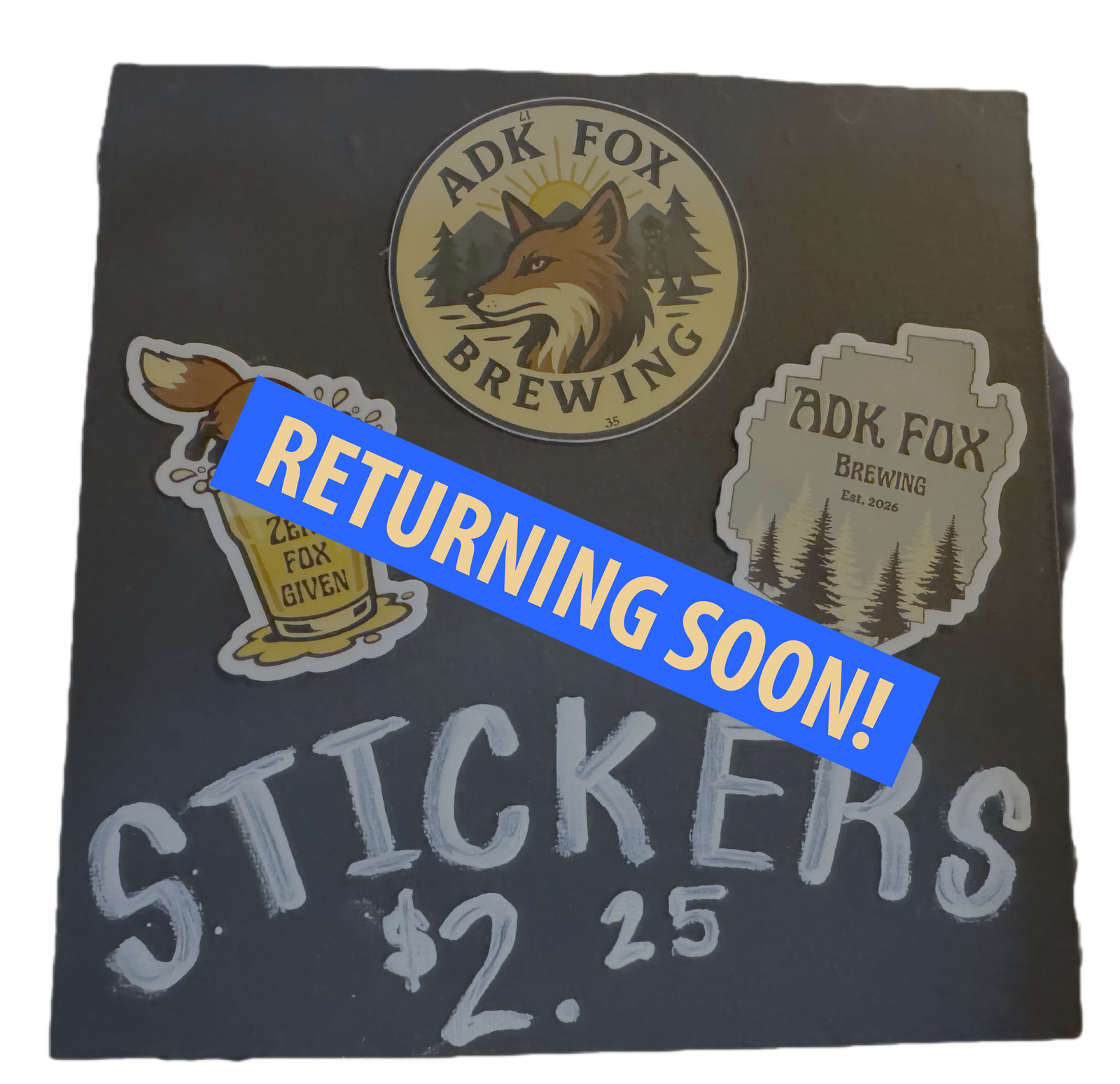 ADK Fox Brewery Stickers